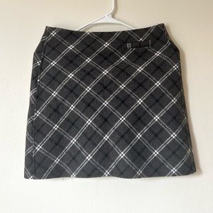 Plaid patterned mini skirt from JING